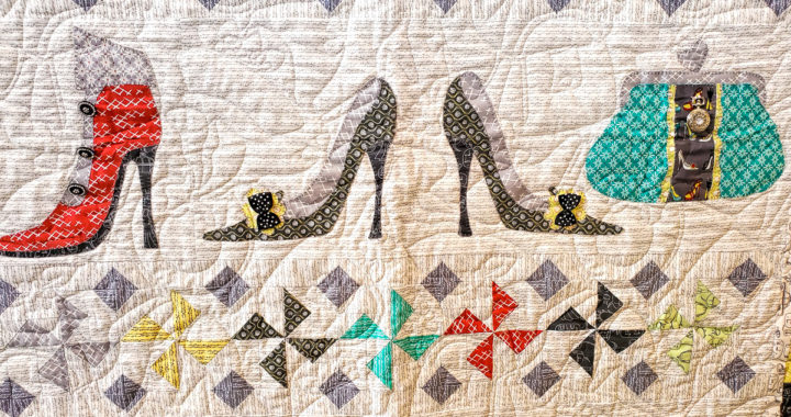 shoes and purses quilt