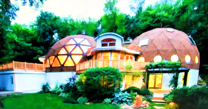 The Double Domes house