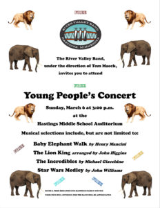 Free River Valley Band Concert - March - Hastings Prescott Arts Council